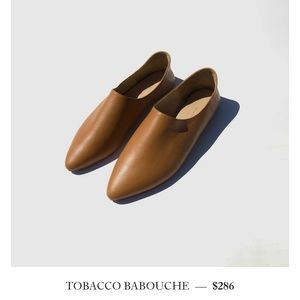 Beatrice Valenzuela Tabacco colored Babouche Shoes